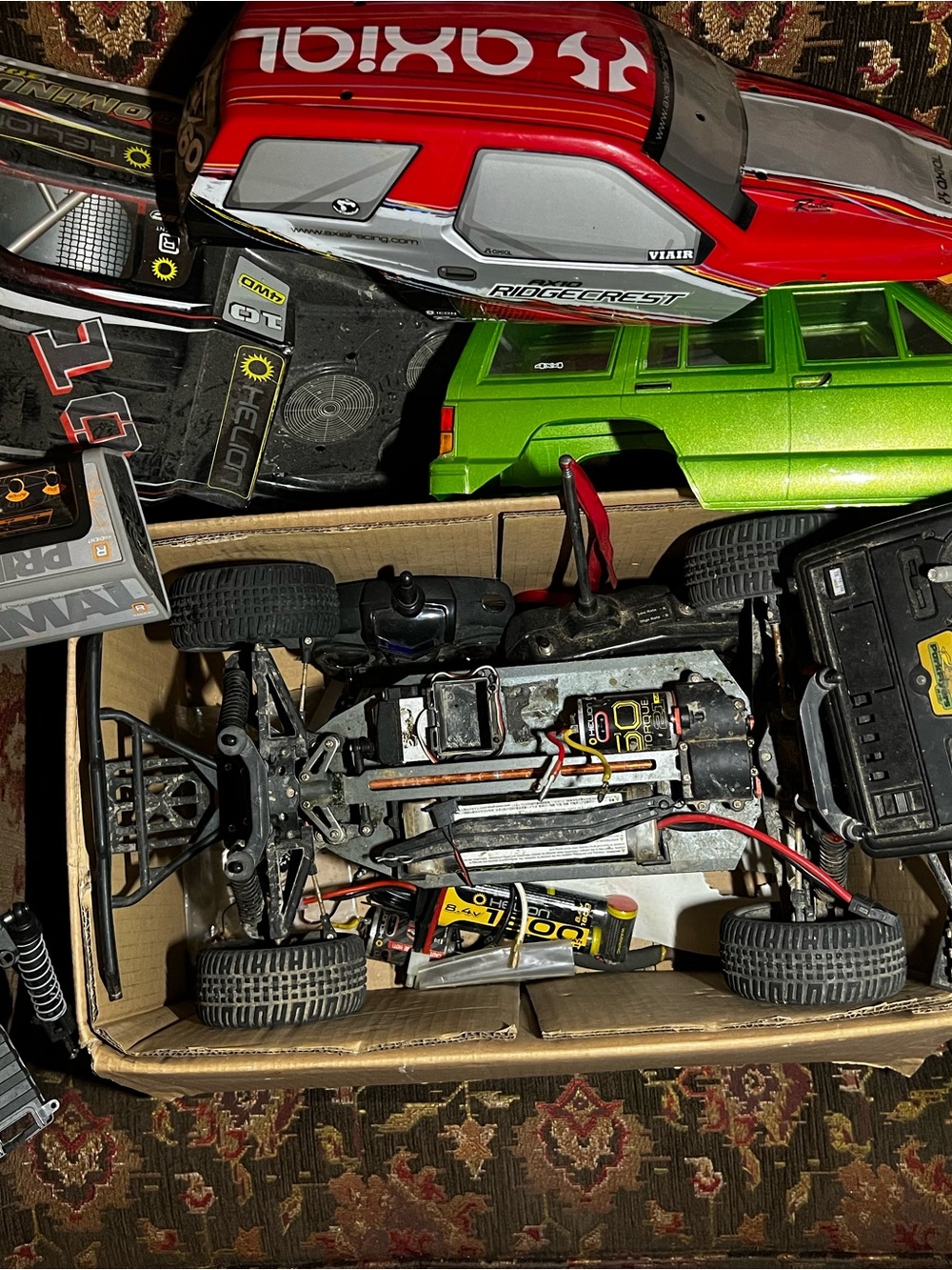 Axial Racing Red RC Car Body Shell - Picture 3 of 6